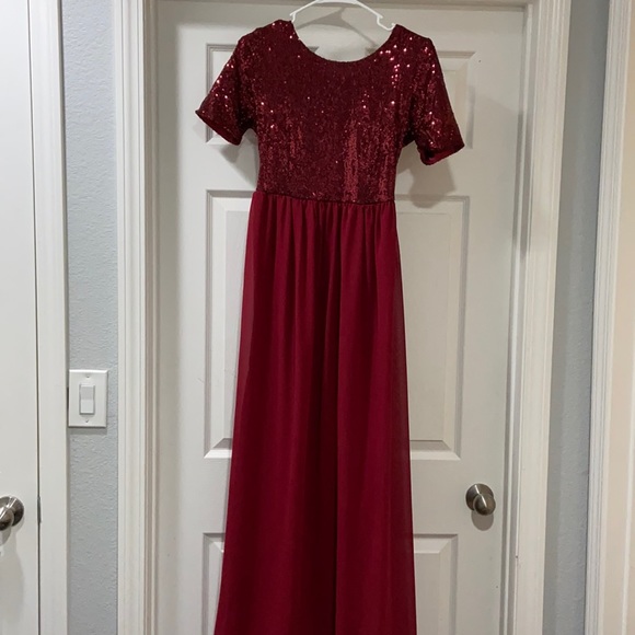 Red bridesmaid dress - Picture 1 of 3